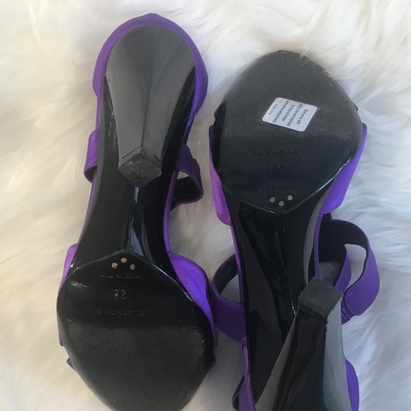 BALENCIAGA PARIS PURPLE STILETTOS SZ EUR 38 US 8 - Picture 13 of 14